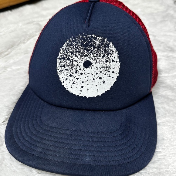 Prooflab Dandelion Mesh Snapback Trucker Hat Navy Burgundy Adult OS - Picture 2 of 11